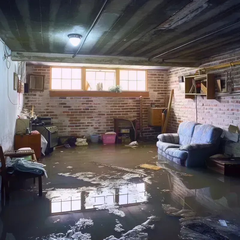 Flooded Basement Cleanup in East Jordan, MI